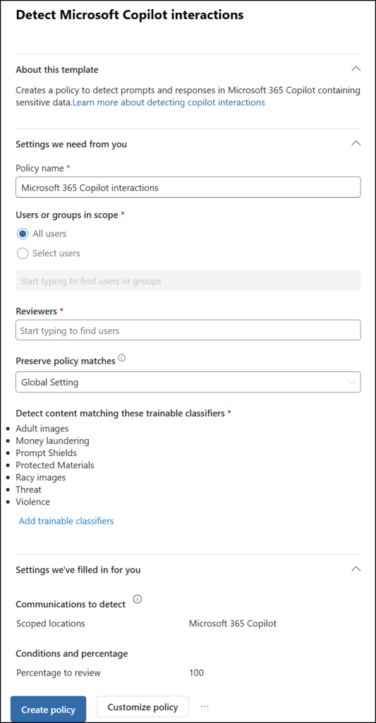 Detect Prompts and Responses in Microsoft 365 Copilot